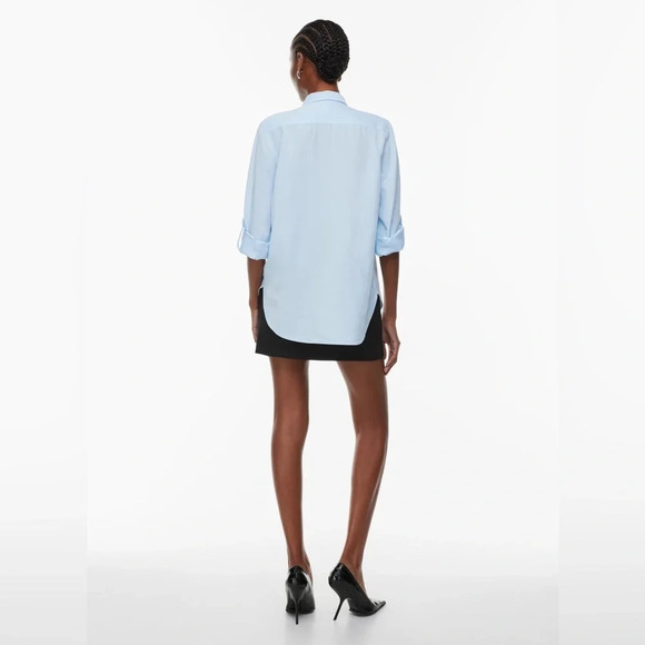 NWT Babaton Utility Shirt Gd Classic Light Blue - Picture 8 of 11